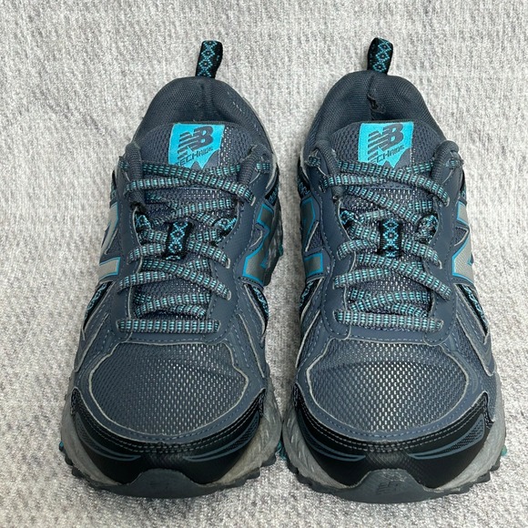 New Balance Womens 410v5 Trail Running Shoes Dark Gray Teal Size 7.5 - Picture 4 of 10